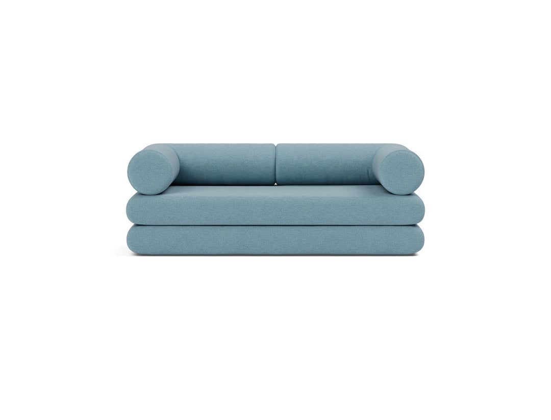 Canapea extensibila Circlus cu brate in forma de L 180x200cm, tesatura la alegere #material_525-mixed-dance-light-blue