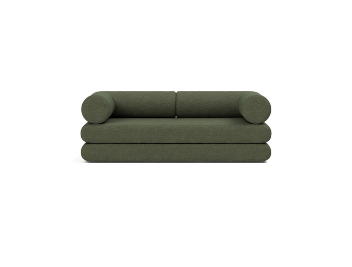 Canapea extensibila Circlus cu brate in forma de L 180x200cm, tesatura la alegere #material_353-taura-forest