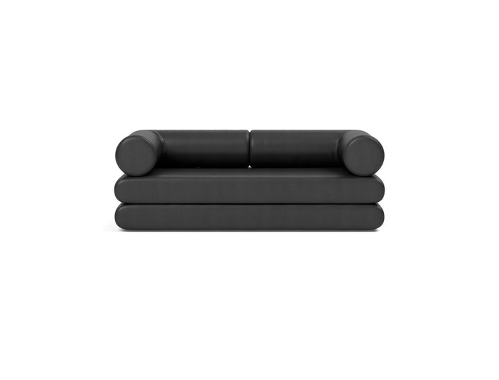 Canapea extensibila Circlus cu brate in forma de L 180x200cm, tesatura la alegere #material_550-faunal-black