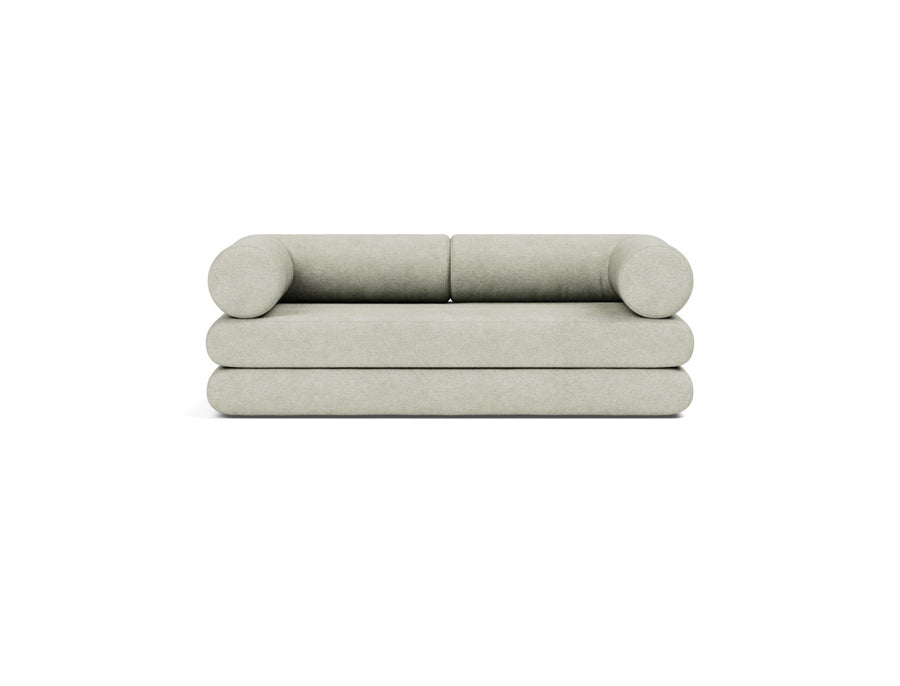 Canapea extensibila Circlus cu brate in forma de L 180x200cm, tesatura la alegere #material_280-avella-sand