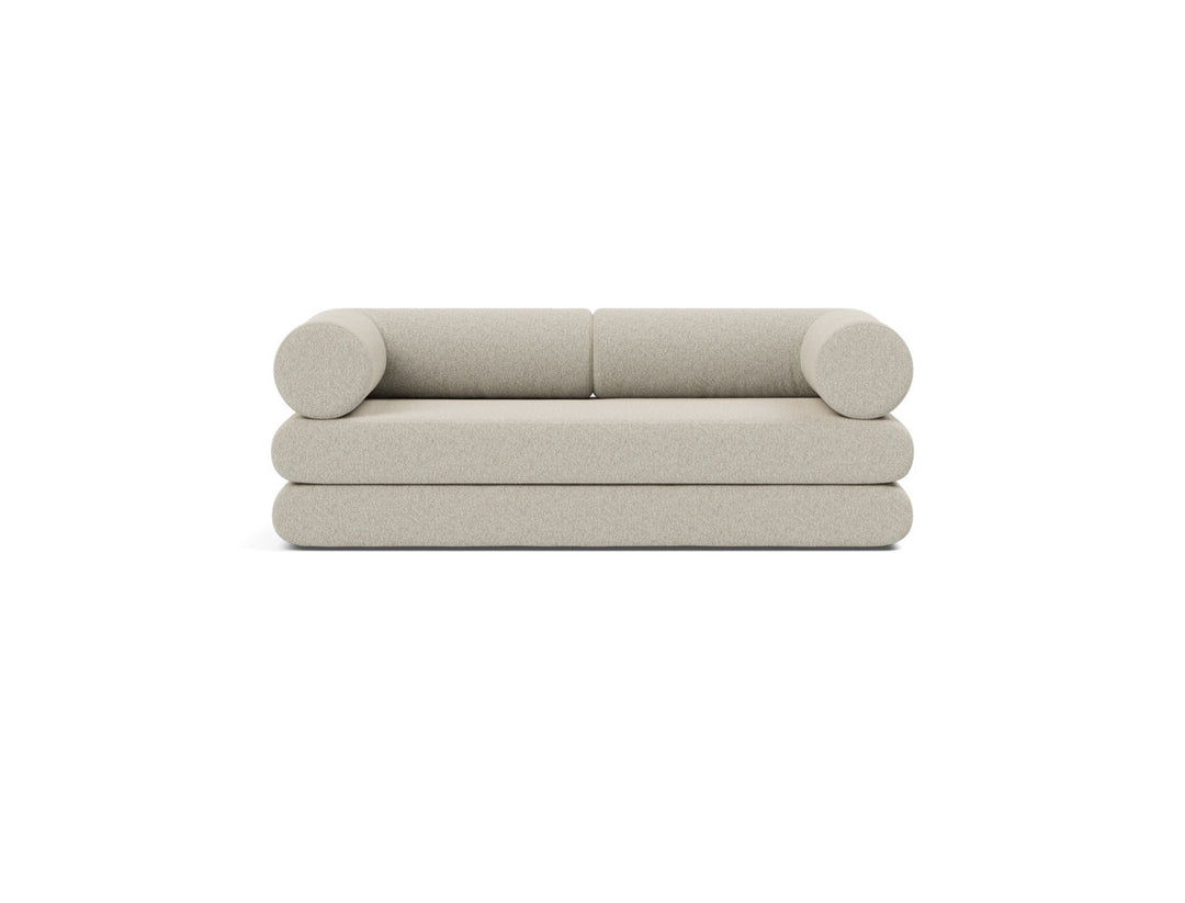 Canapea extensibila Circlus cu brate in forma de L 180x200cm, tesatura la alegere #material_539-boucl-beige