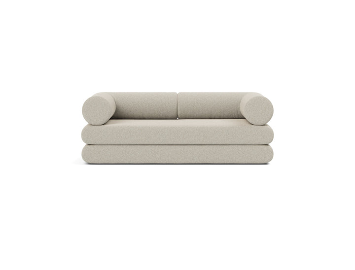 Canapea extensibila Circlus cu brate in forma de L 180x200cm, tesatura la alegere #material_539-boucl-beige