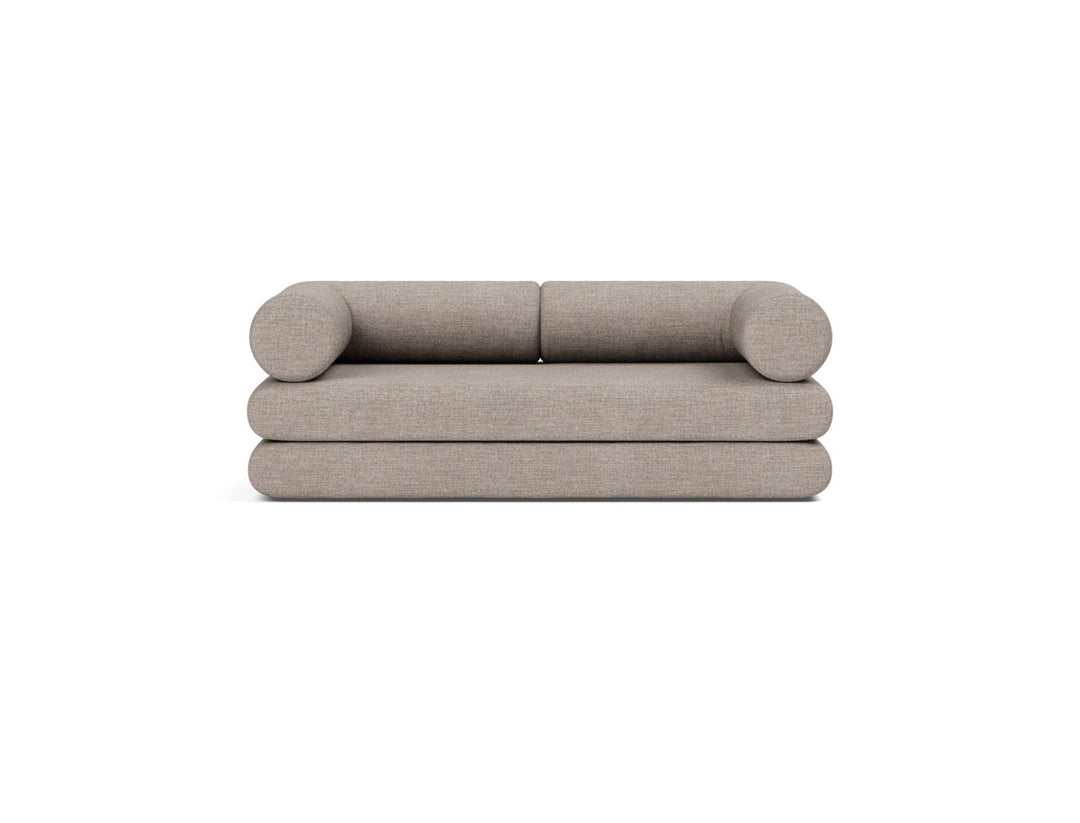 Canapea extensibila Circlus cu brate in forma de L 180x200cm, tesatura la alegere #material_472-yuveno-warm-grey