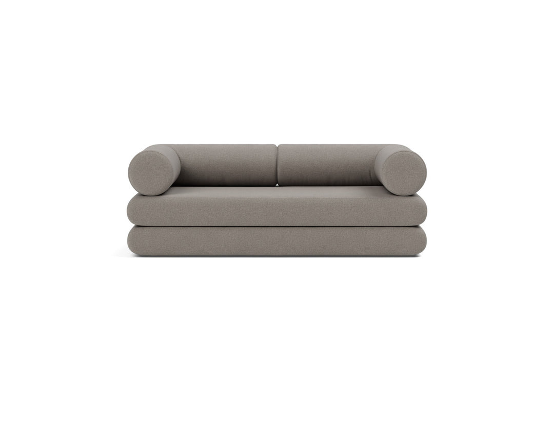 Canapea extensibila Circlus cu brate in forma de L 180x200cm, tesatura la alegere #material_521-mixed-dance-grey