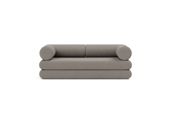 Canapea extensibila Circlus cu brate in forma de L 180x200cm, tesatura la alegere #material_521-mixed-dance-grey