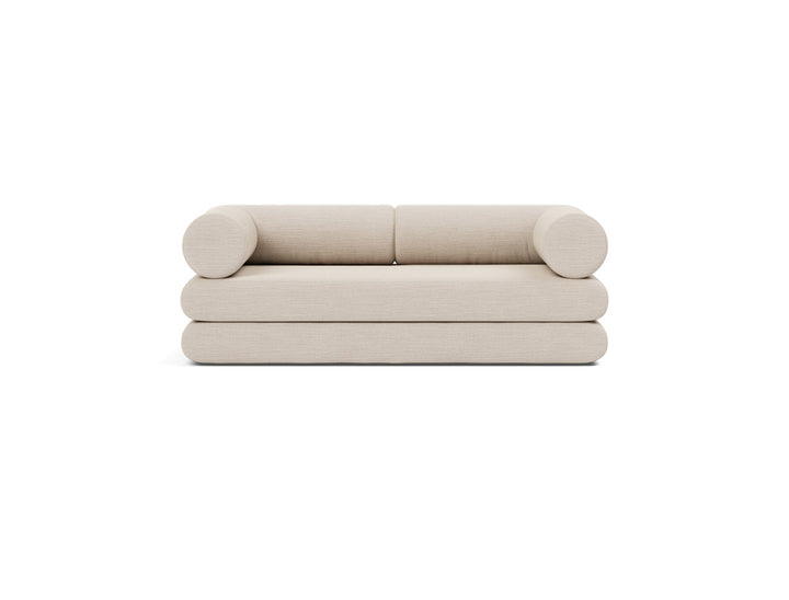 Canapea extensibila Circlus cu brate in forma de L 180x200cm, tesatura la alegere #material_612-blida-sand-grey