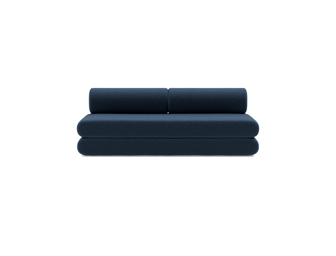 Canapea extensibila Circlus cu perne rotunde 180x200cm, tesatura la alegere #material_414-esina-indigo-blue