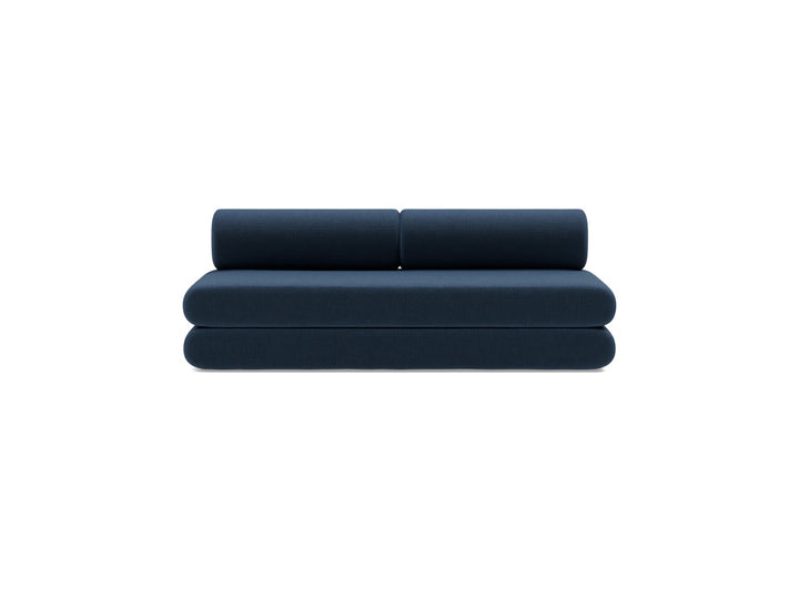 Canapea extensibila Circlus cu perne rotunde 180x200cm, tesatura la alegere #material_414-esina-indigo-blue