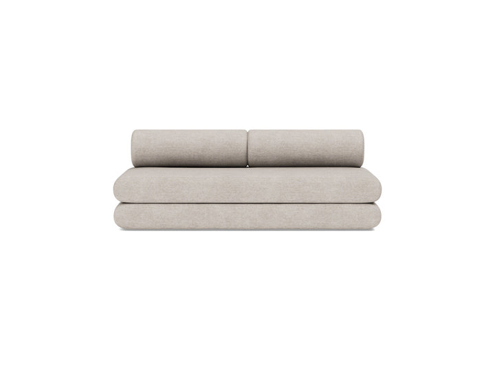 Canapea extensibila Circlus cu perne rotunde 180x200cm, tesatura la alegere #material_471-yuveno-sand