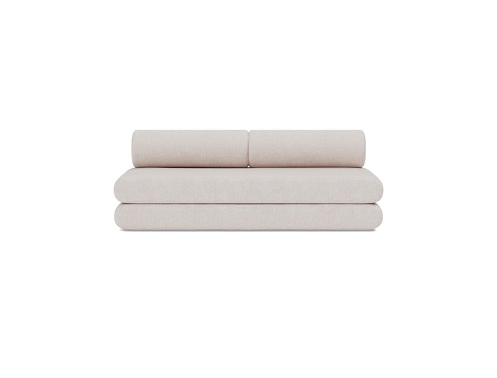 Canapea extensibila Circlus cu perne rotunde 180x200cm, tesatura la alegere #material_300-weda-sand