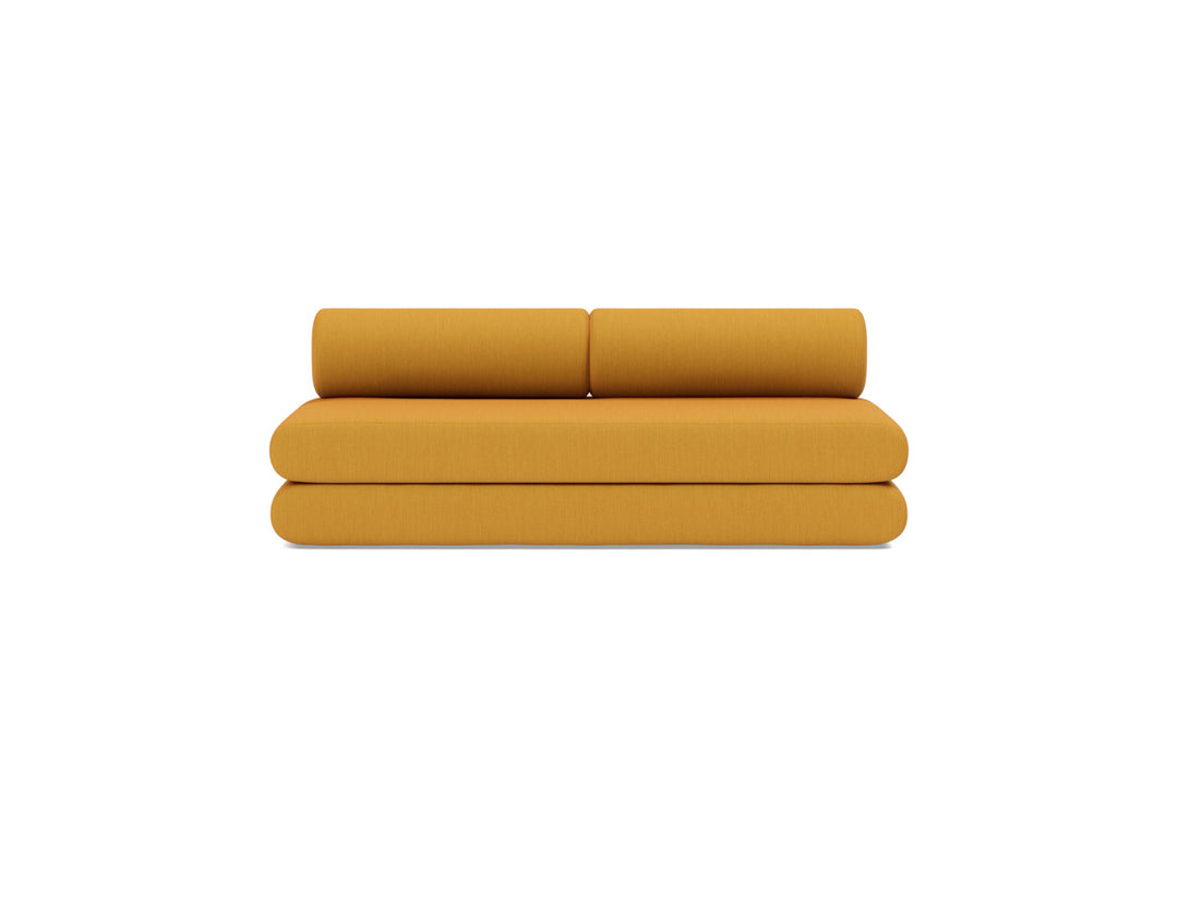 Canapea extensibila Circlus cu perne rotunde 180x200cm, tesatura la alegere #material_507-elegance-burned-curry