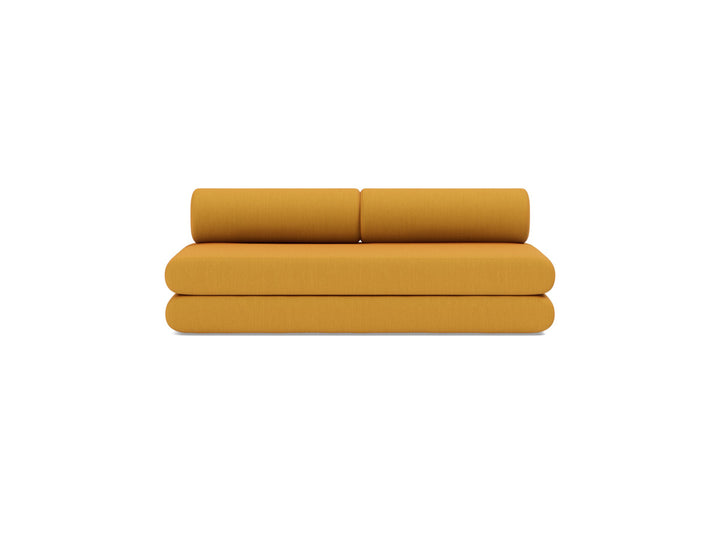 Canapea extensibila Circlus cu perne rotunde 180x200cm, tesatura la alegere #material_507-elegance-burned-curry
