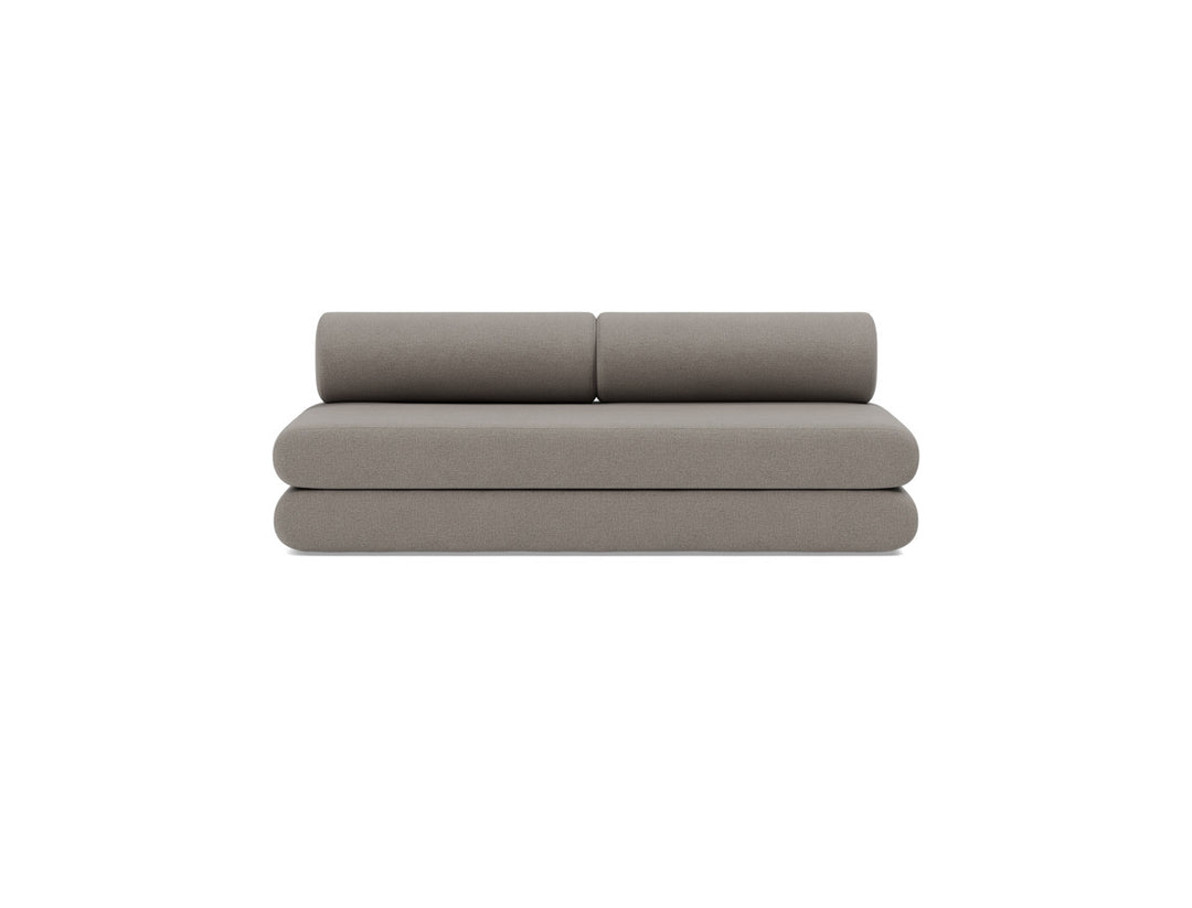 Canapea extensibila Circlus cu perne rotunde 180x200cm, tesatura la alegere #material_521-mixed-dance-grey