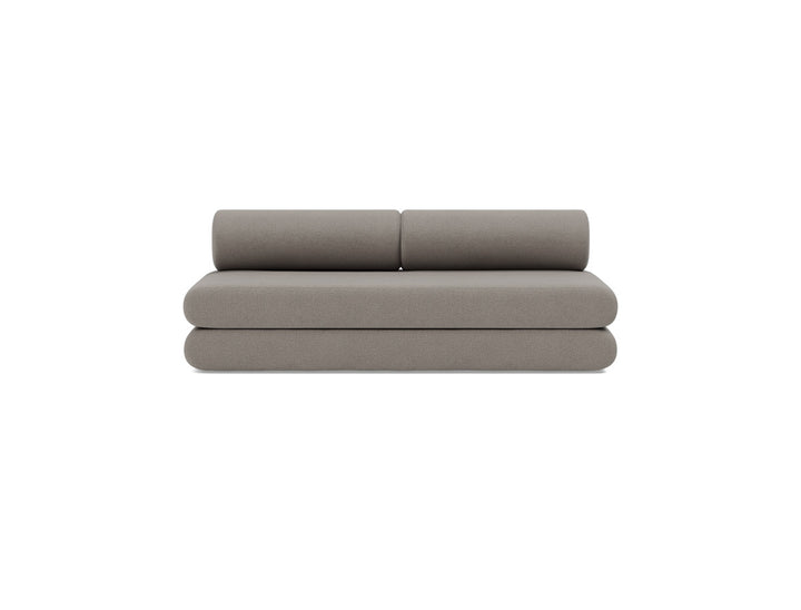 Canapea extensibila Circlus cu perne rotunde 180x200cm, tesatura la alegere #material_521-mixed-dance-grey