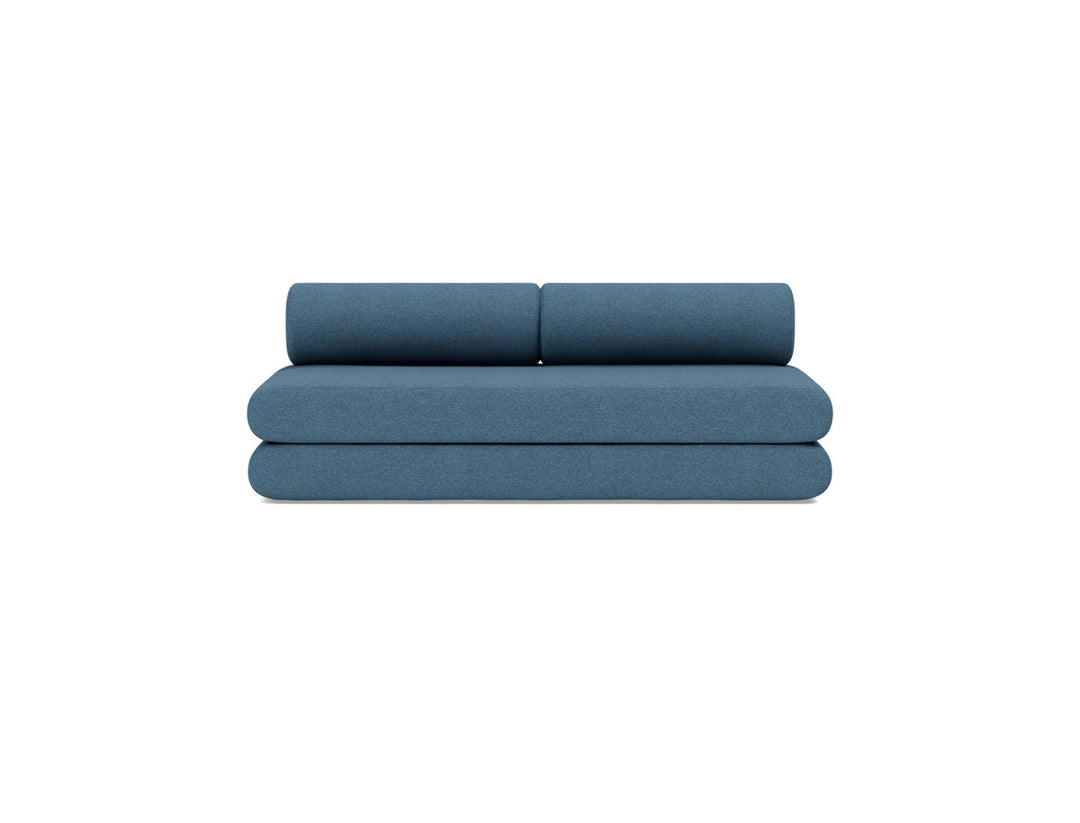 Canapea extensibila Circlus cu perne rotunde 180x200cm, tesatura la alegere #material_302-weda-blue