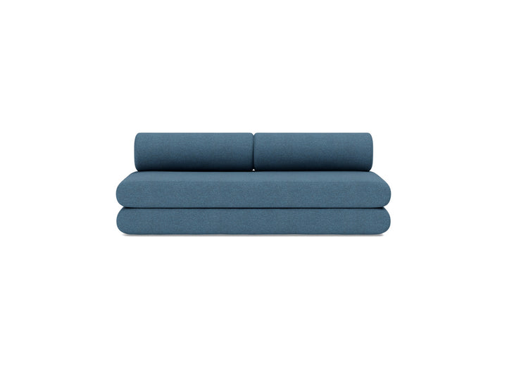 Canapea extensibila Circlus cu perne rotunde 180x200cm, tesatura la alegere #material_302-weda-blue