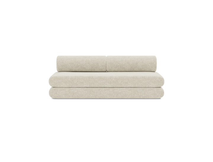 Canapea extensibila Circlus cu perne rotunde 180x200cm, tesatura la alegere #material_357-taura-off-white