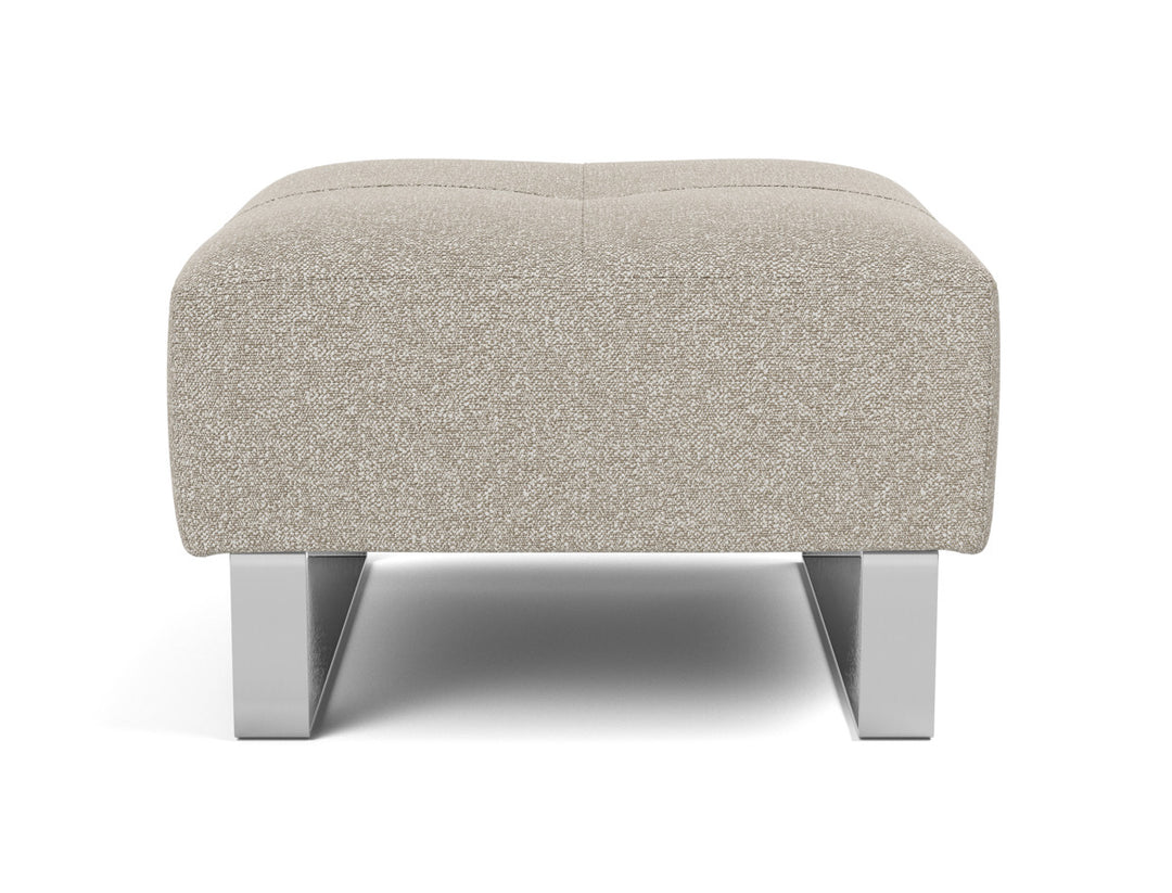Taburet otoman Supremax/Cassius D.E.L. 65x65cm, tesatura la alegere #material_539-boucl-beige