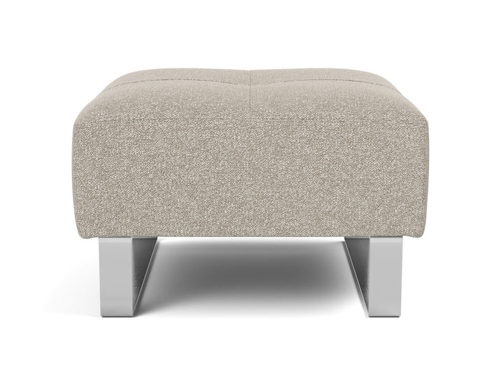 Taburet otoman Supremax/Cassius D.E.L. 65x65cm, tesatura la alegere #material_539-boucl-beige