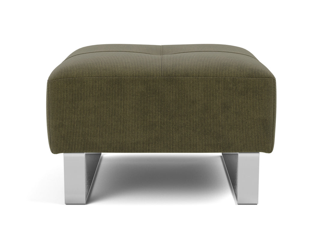 Taburet otoman Supremax/Cassius D.E.L. 65x65cm, tesatura la alegere #material_316-cordufine-pine-green