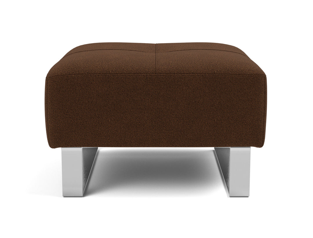 Taburet otoman Supremax/Cassius D.E.L. 65x65cm, tesatura la alegere #material_359-taura-cappuccino