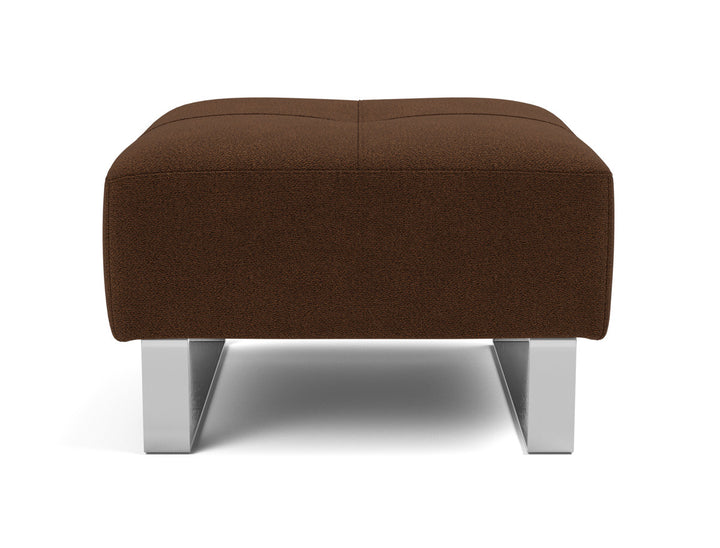 Taburet otoman Supremax/Cassius D.E.L. 65x65cm, tesatura la alegere #material_359-taura-cappuccino