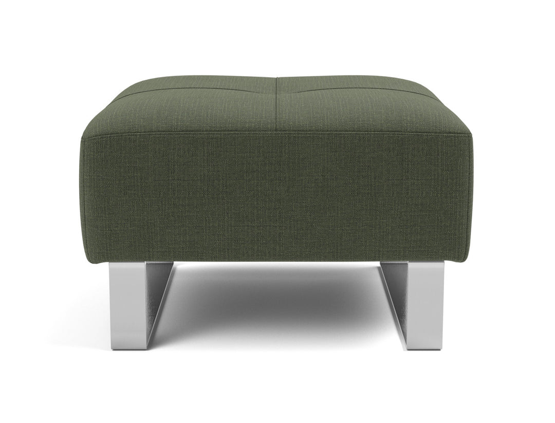 Taburet otoman Supremax/Cassius D.E.L. 65x65cm, tesatura la alegere #material_413-esina-olive-green