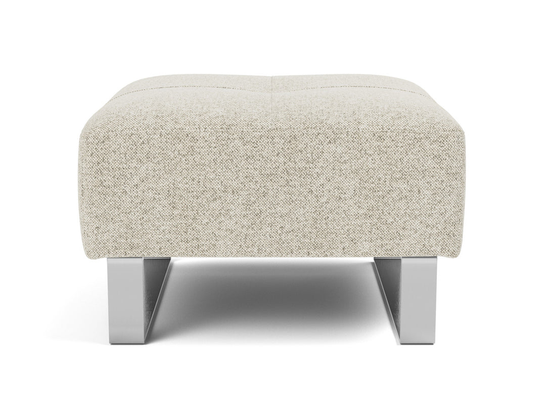 Taburet otoman Supremax/Cassius D.E.L. 65x65cm, tesatura la alegere #material_357-taura-off-white