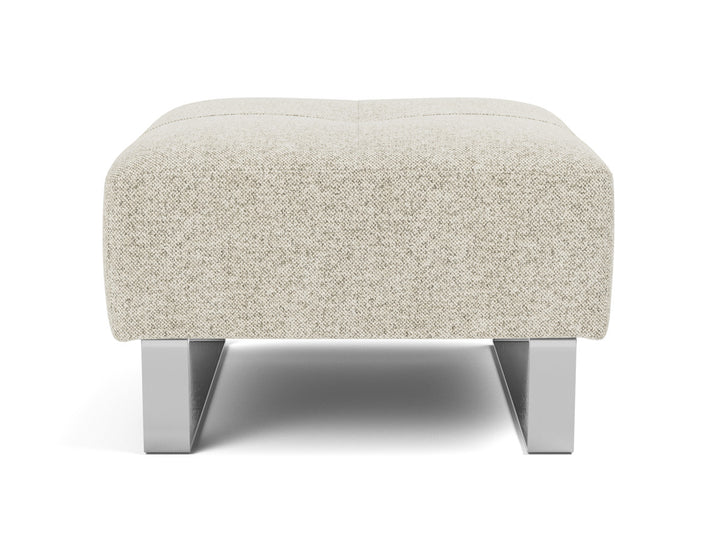 Taburet otoman Supremax/Cassius D.E.L. 65x65cm, tesatura la alegere #material_357-taura-off-white