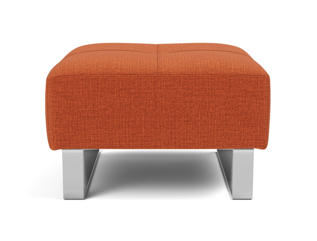 Taburet otoman Supremax/Cassius D.E.L. 65x65cm, tesatura la alegere #material_412-esina-rust-orange