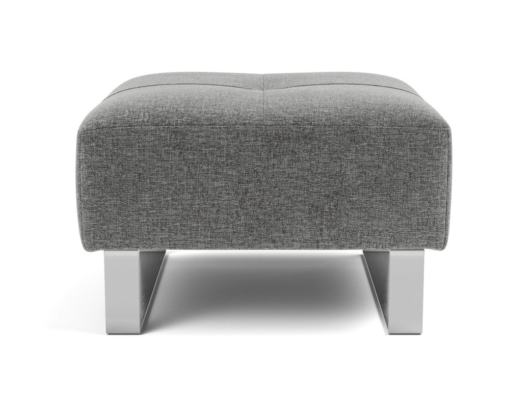 Taburet otoman Supremax/Cassius D.E.L. 65x65cm, tesatura la alegere #material_563-twist-charcoal