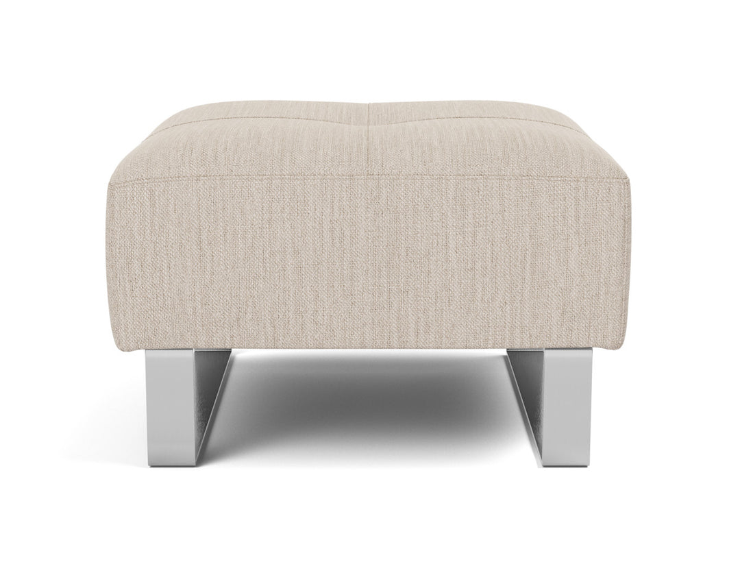 Taburet otoman Supremax/Cassius D.E.L. 65x65cm, tesatura la alegere #material_612-blida-sand-grey