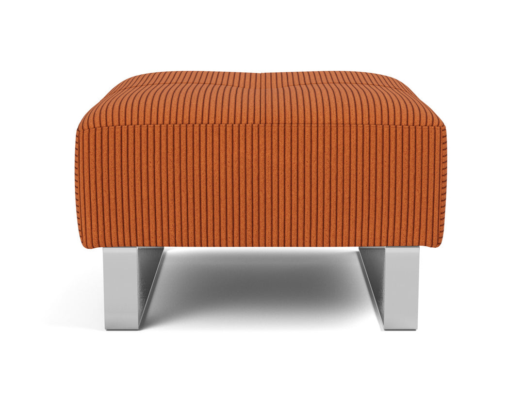 Taburet otoman Supremax/Cassius D.E.L. 65x65cm, tesatura la alegere #material_595-corduroy-burnt-orange