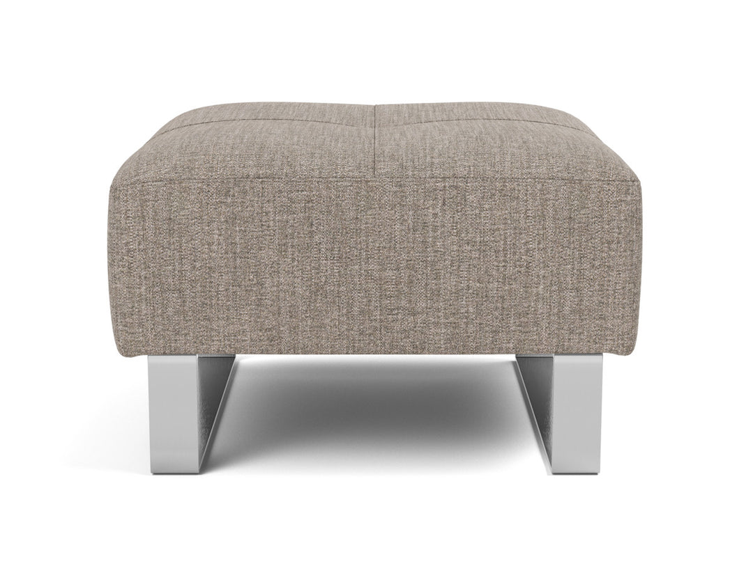 Taburet otoman Supremax/Cassius D.E.L. 65x65cm, tesatura la alegere #material_472-yuveno-warm-grey