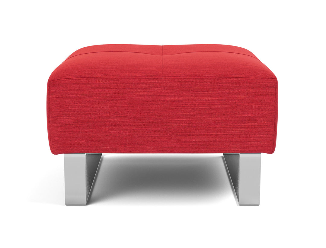 Taburet otoman Supremax/Cassius D.E.L. 65x65cm, tesatura la alegere #material_511-elegance-red