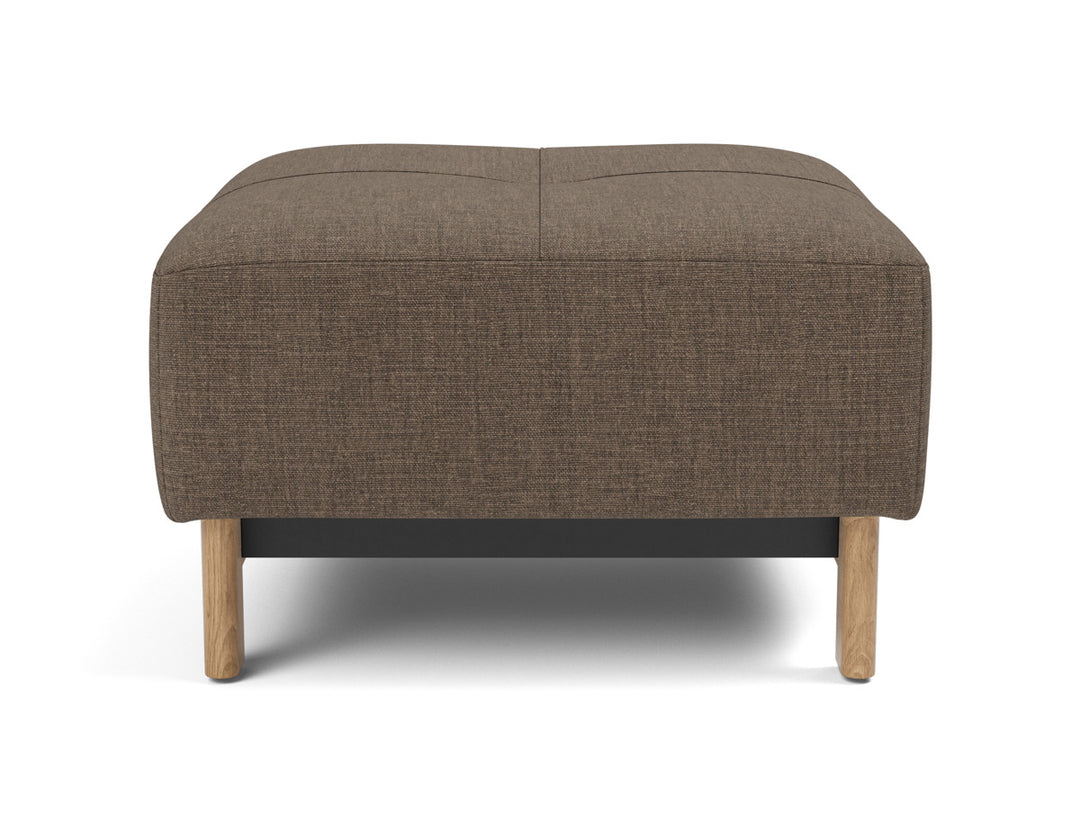 Taburet otoman Pyxis 65x65cm, tesatura la alegere #material_411-esina-cedar-brown