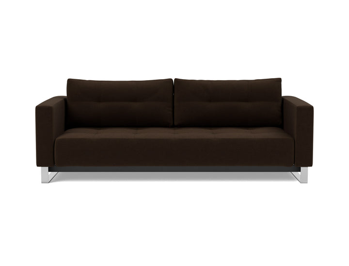 Canapea extensibila Cassius D.E.L. 155x200cm, tesatura la alegere #material_358-taura-chocco