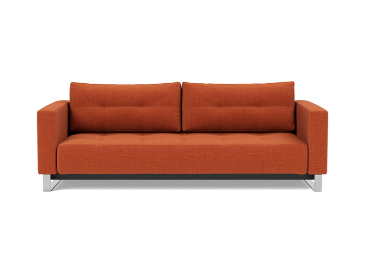 Canapea extensibila Cassius D.E.L. 155x200cm, tesatura la alegere #material_412-esina-rust-orange