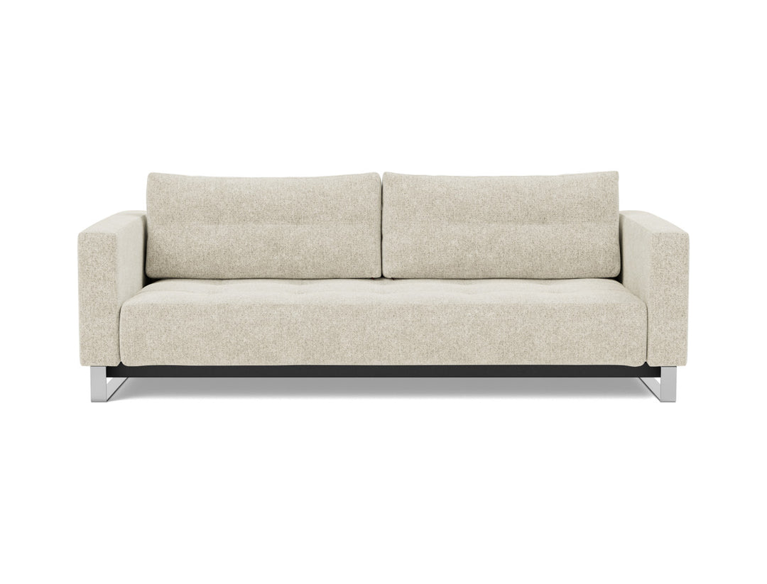 Canapea extensibila Cassius D.E.L. 155x200cm, tesatura la alegere #material_357-taura-off-white
