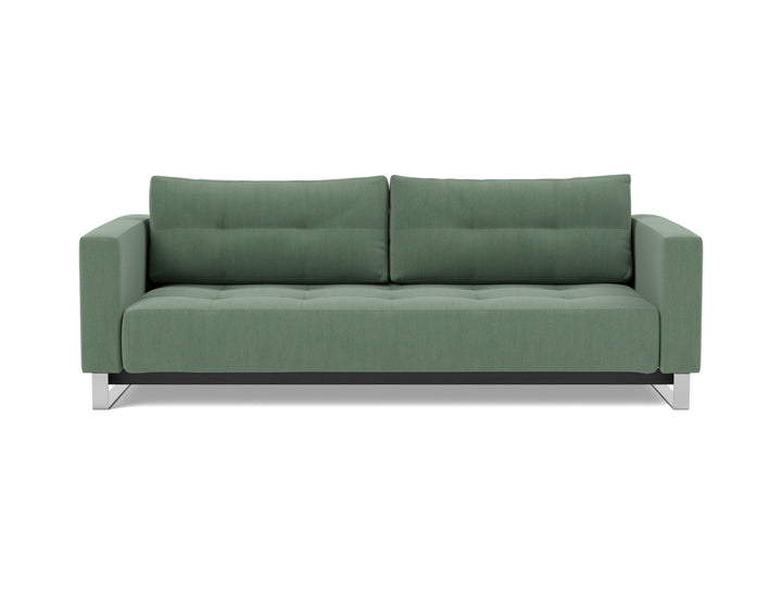 Canapea extensibila Cassius D.E.L. 155x200cm, tesatura la alegere #material_518-elegance-green