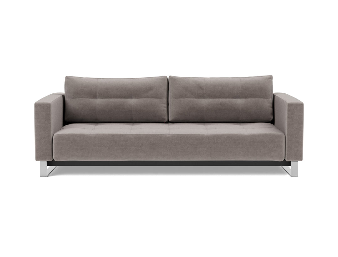 Canapea extensibila Cassius D.E.L. 155x200cm, tesatura la alegere #material_418-esina-truffle