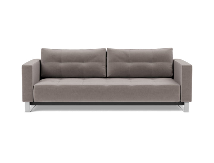 Canapea extensibila Cassius D.E.L. 155x200cm, tesatura la alegere #material_418-esina-truffle