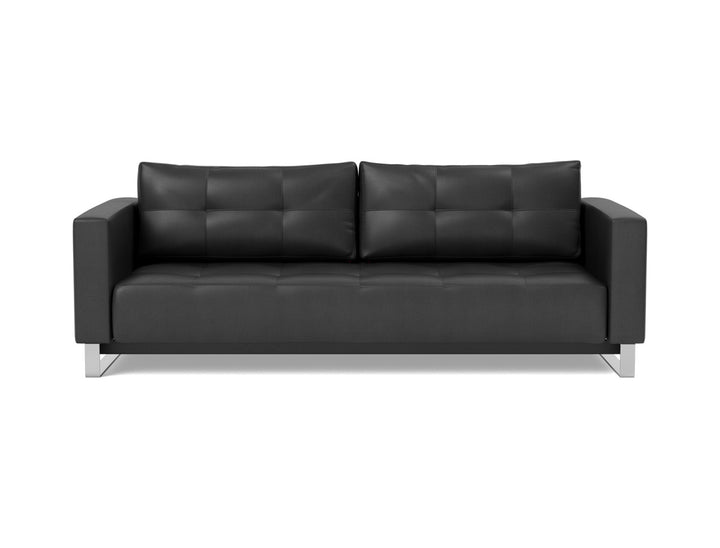 Canapea extensibila Cassius D.E.L. 155x200cm, tesatura la alegere #material_550-faunal-black