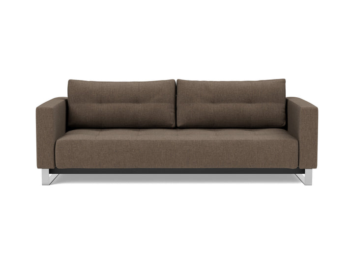Canapea extensibila Cassius D.E.L. 155x200cm, tesatura la alegere #material_411-esina-cedar-brown