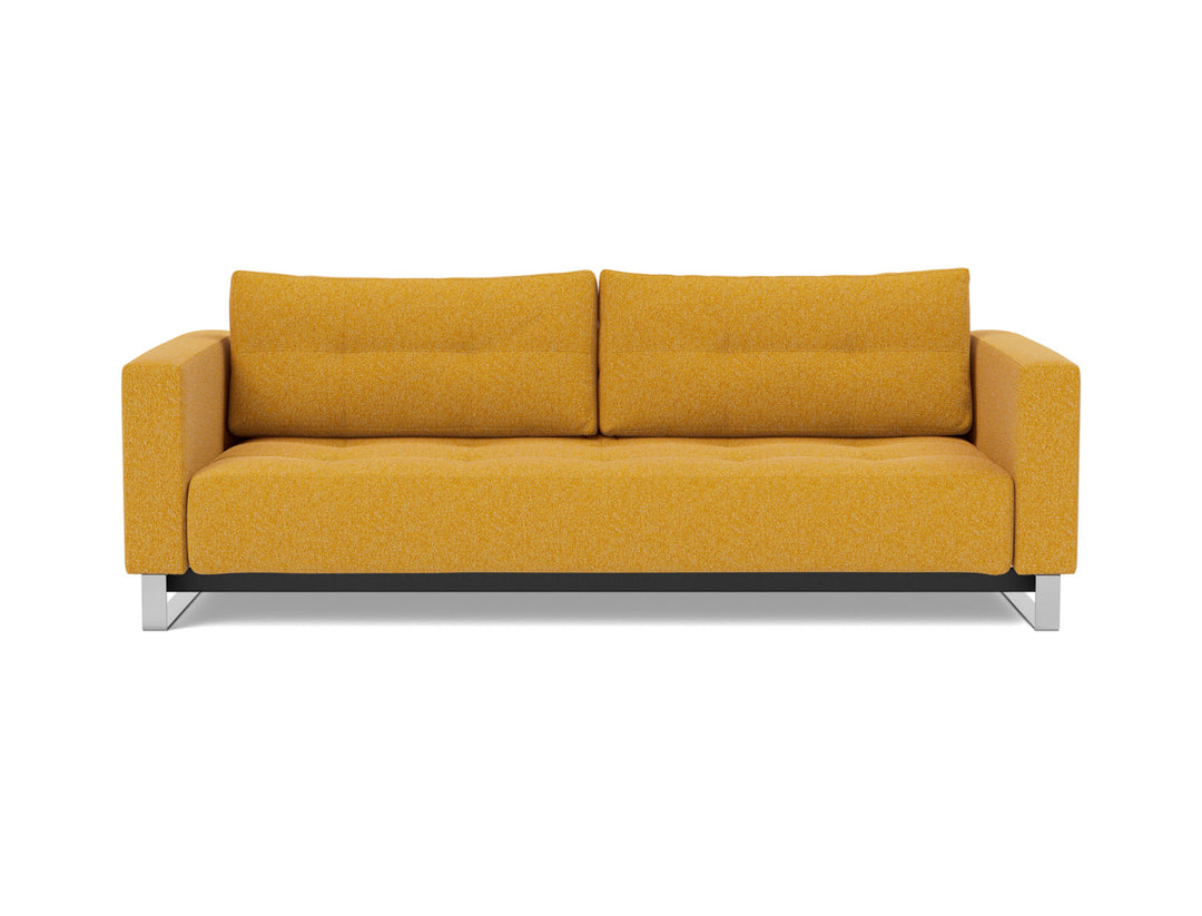 Canapea extensibila Cassius D.E.L. 155x200cm, tesatura la alegere #material_536-boucl-ochre