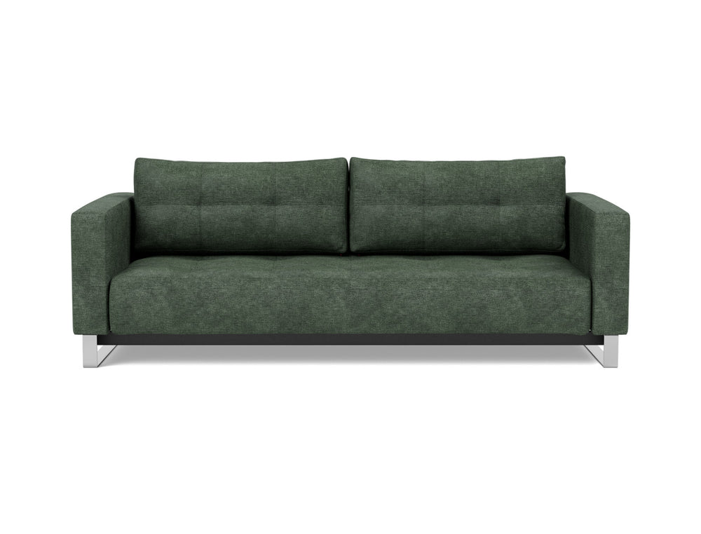 Canapea extensibila Cassius D.E.L. 155x200cm, tesatura la alegere #material_281-avella-pine-green