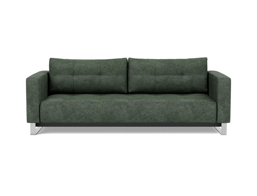 Canapea extensibila Cassius D.E.L. 155x200cm, tesatura la alegere #material_281-avella-pine-green