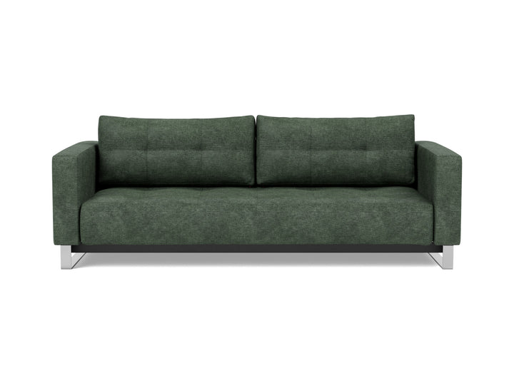 Canapea extensibila Cassius D.E.L. 155x200cm, tesatura la alegere #material_281-avella-pine-green