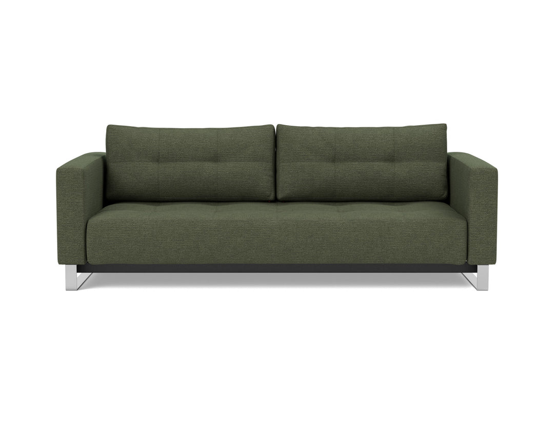 Canapea extensibila Cassius D.E.L. 155x200cm, tesatura la alegere #material_353-taura-forest