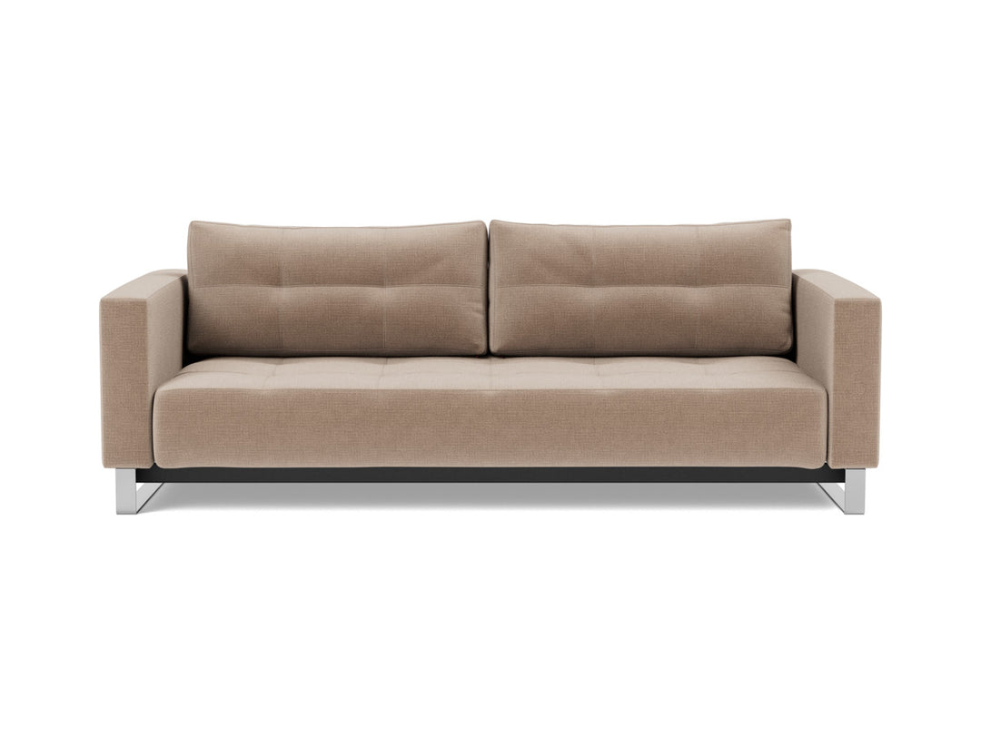 Canapea extensibila Cassius D.E.L. 155x200cm, tesatura la alegere #material_417-esina-mocha